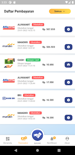 Android application DEPay SMP Mutual screenshort