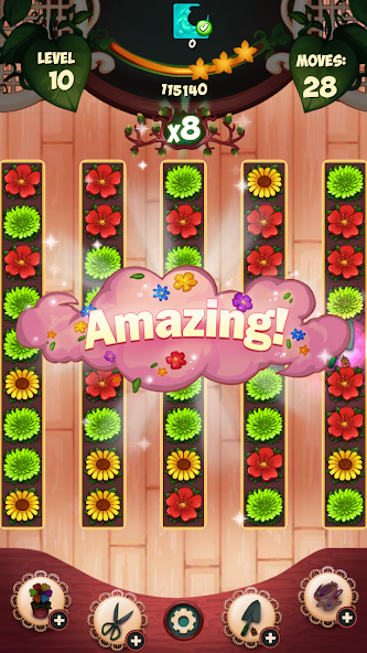 Flower Blossom Jam - A Match 3 banner