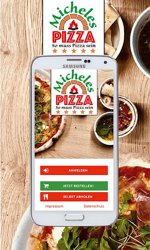 Android application Micheles Pizza screenshort