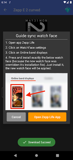 MiBand 4 - Watchfaces Screen 3