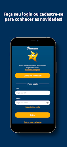 Android application Nova Estrela Supermercados screenshort
