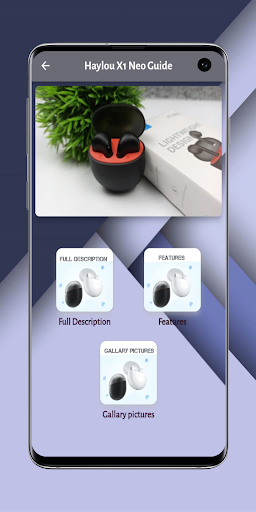 Android application Haylou X1 Neo Guide screenshort