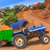Offroad Tractor Trolley Driving Simulator Game