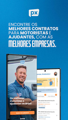 Android application Motorista PX - Você só dirige! screenshort
