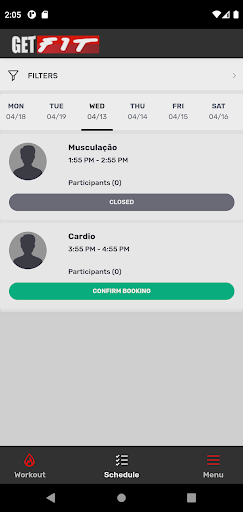 Get Fit Screen 3