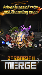 BarbarianMerge Mod + Apk(Unlimited Money/Cash) screenshots 1
