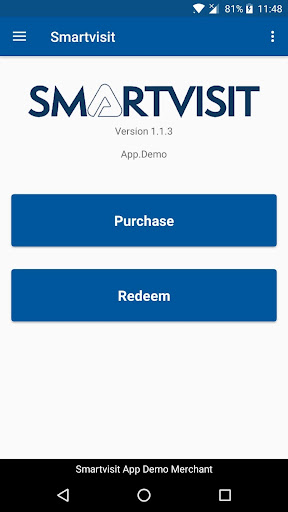Android application Smartvisit Merchant App screenshort