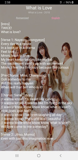 What Is Love Twice Lyrics English