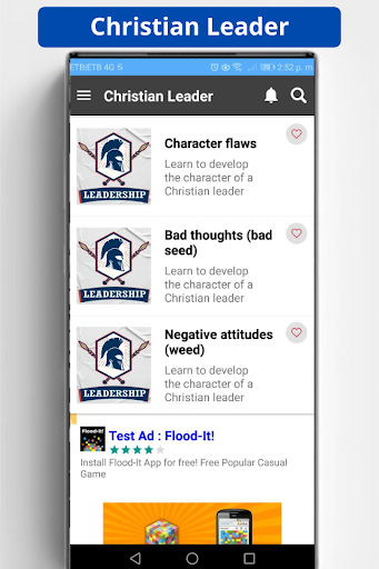 Android application Christian Leadership screenshort