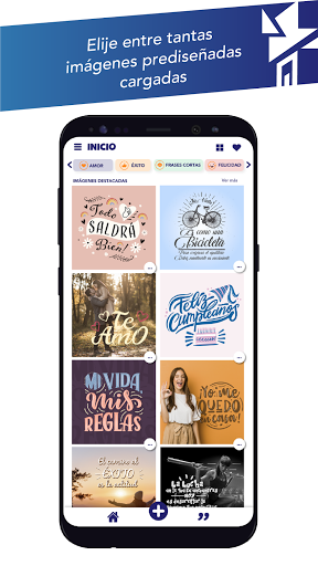 Android application TextPics - Editor de Frases y screenshort