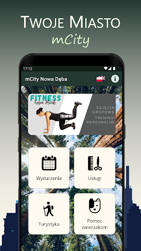 Android application mCity Nowa Dęba screenshort