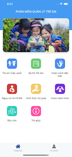Android application Quản lý trẻ em screenshort