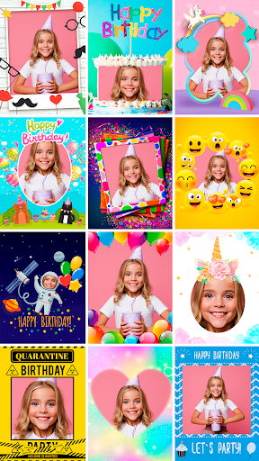 Birthday cards - Photo frames Screen 2