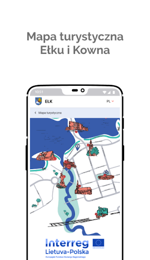 Android application Elk-Kowno Tourism screenshort