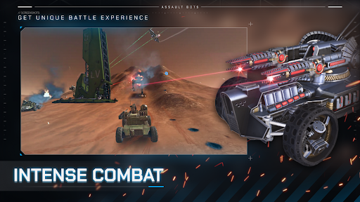 لعبه Assault Bots: Multiplayer TPS apk مهكر3