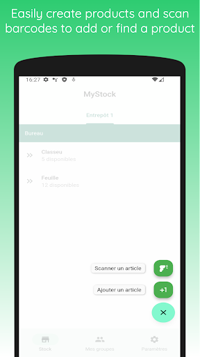 MyStock - Inventory management Screen 3