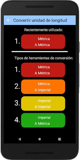 Conversor de unidades de longitud