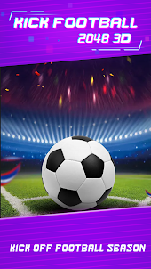 Kick Football-2048 3D