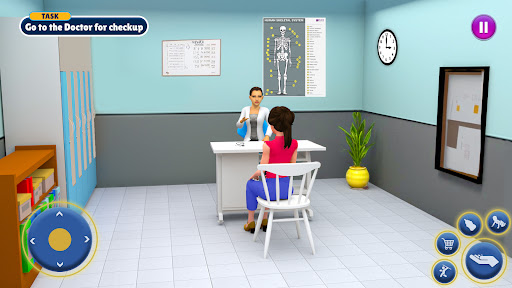 Twins Mother Simulator Game 3D Screen 3