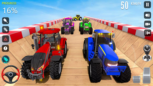 Tractor Stunt: GT Mega Ramp 3D  screenshots 1
