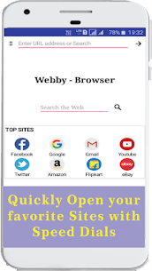 Webby Browser – Secure & Fast 2