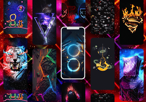 Android application Neon Wallpapers screenshort