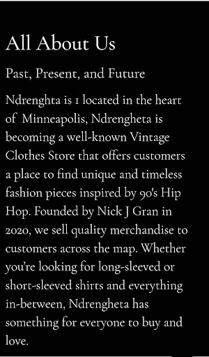 NDrengheta Clothing v1 Screen 3