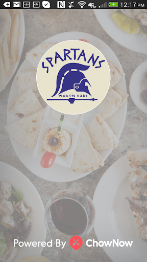 Android application Spartans Family Restaurant screenshort