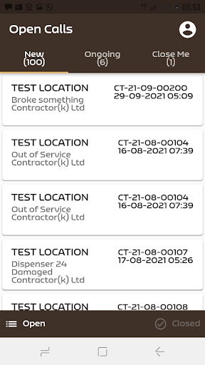 Sahara Contractor App Screen 2