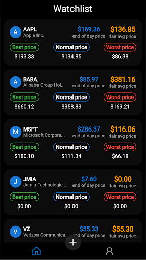 Android application Bluewolf Investor screenshort