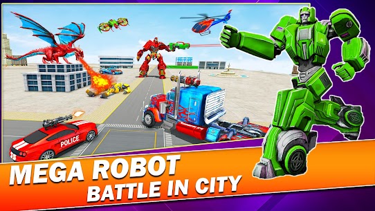 لعبة التنين روبوت سيارة – روبوت تحويل الألعاب 3