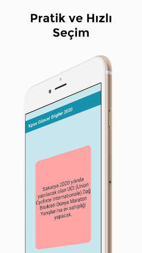 Android application Kpss Actual Information 2022 screenshort