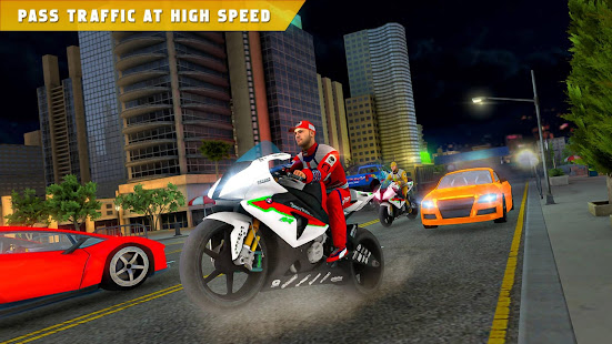 Extreme Highway Traffic Bike Race : Moto Racing screenshots apk mod 3