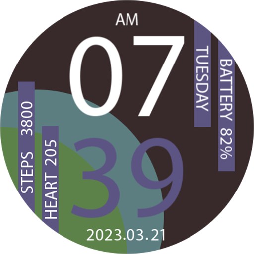Key038 Digital Watch Face Auf Windows herunterladen