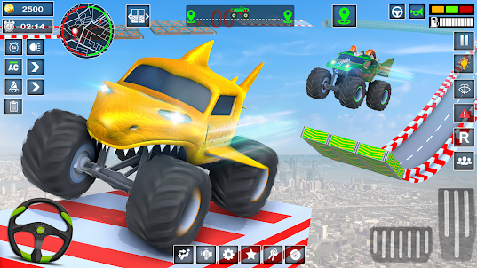 怪物卡車特技汽車遊戲 Monster Truck Stunt