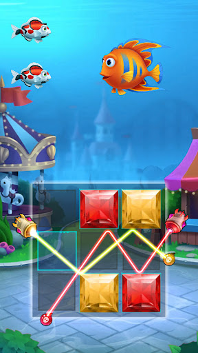 Android application Fish Laser Logic Puzzle Games screenshort