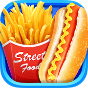 Street Food  - Make Hot Dog & French Fries  Icon