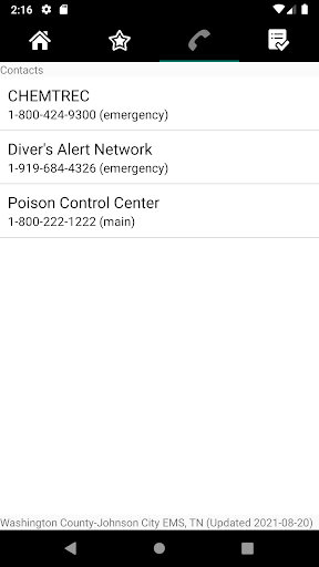 WC/JC EMS Protocols Screen 2