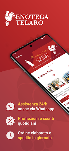 Android application Enoteca Telaro screenshort