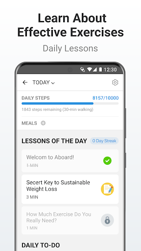 Pedometer, Step Counter & Weight Loss Tracker App screenshot 2
