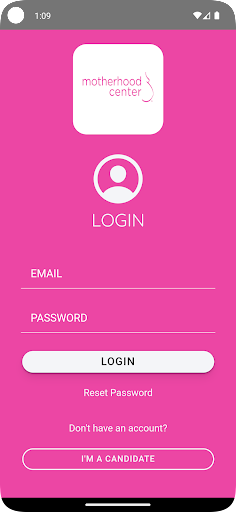 Android application Motherhood Center screenshort