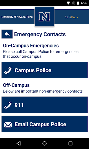 SafePack Screen 2