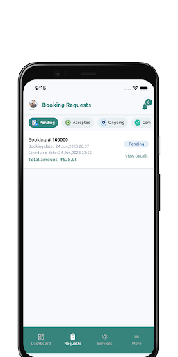 ServiceWalle - Provider Screen 3