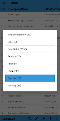 DBLite Screen 2