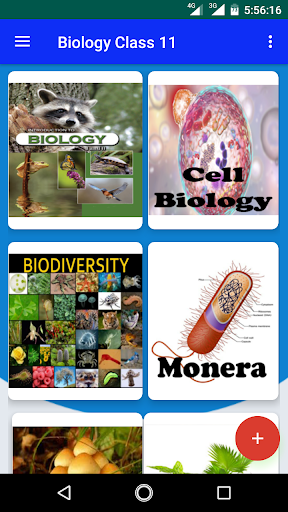 Android application Biology Class 11 screenshort
