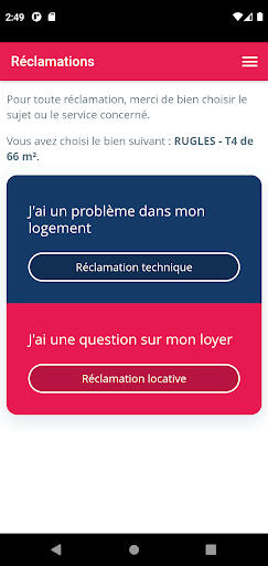 Espace locataire LFE Screen 2