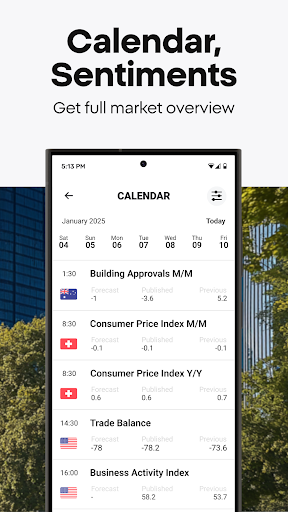 Screenshot of XTB Online Investing