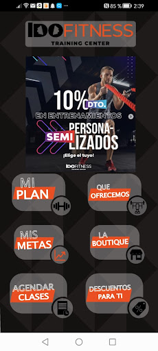 IDO FITNESS Screen 2