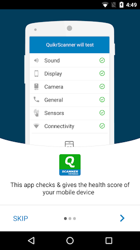 Android application QuikrScanner for Mobiles screenshort