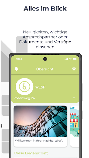 Android application WE&P screenshort